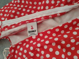 Vestido de sevillanas rojo y blanco