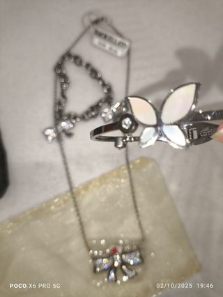 Collar y pulsera Morellato lazos