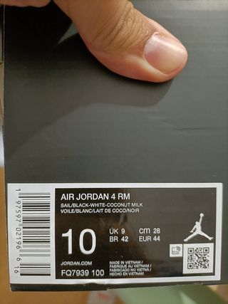 T44 Nike Air Jordan 4 RM 
