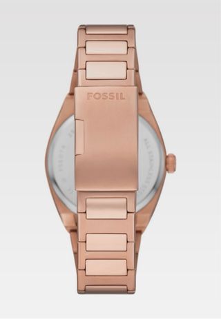 Reloj Fossil Esfera Verde y Correa Dorada 