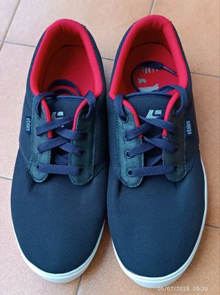 Zapatillas Etnies Hombre Azul y Rojo