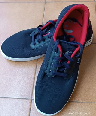 Zapatillas Etnies Hombre Azul y Rojo