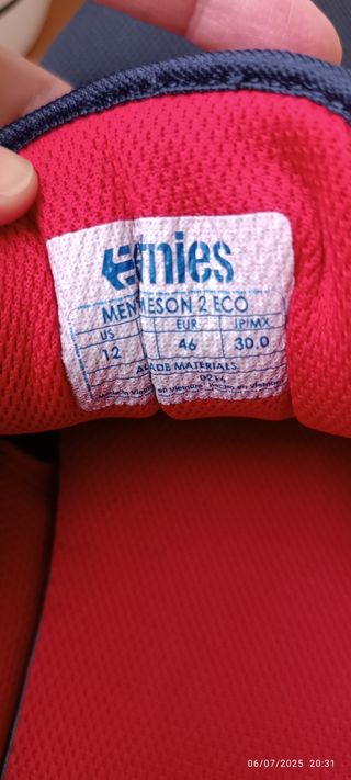 Zapatillas Etnies Hombre Azul y Rojo
