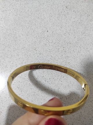 Pulsera Cartier Chapada Oro