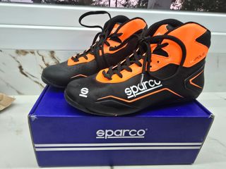 Botas Sparco K-Pole niño negro/naranja