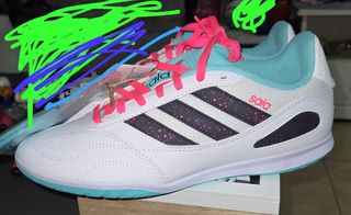 Zapatillas Adidas Blancas y Rosas