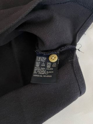 Tommy Hilfiger Navy Polo Shirt Embroidered Logo Si