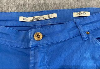 Pantalón Zara Woman Azul
