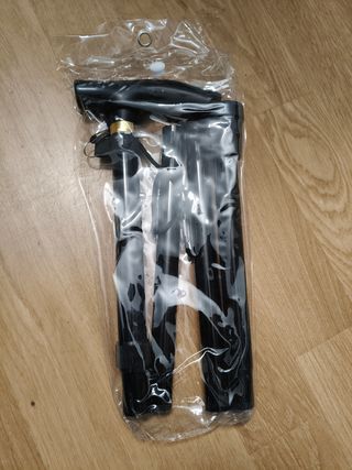 Bastón aluminio plegable negro