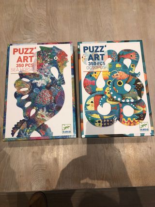 Puzzles Djeco 350 piezas Pulpo y Caballito