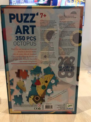 Puzzles Djeco 350 piezas Pulpo y Caballito