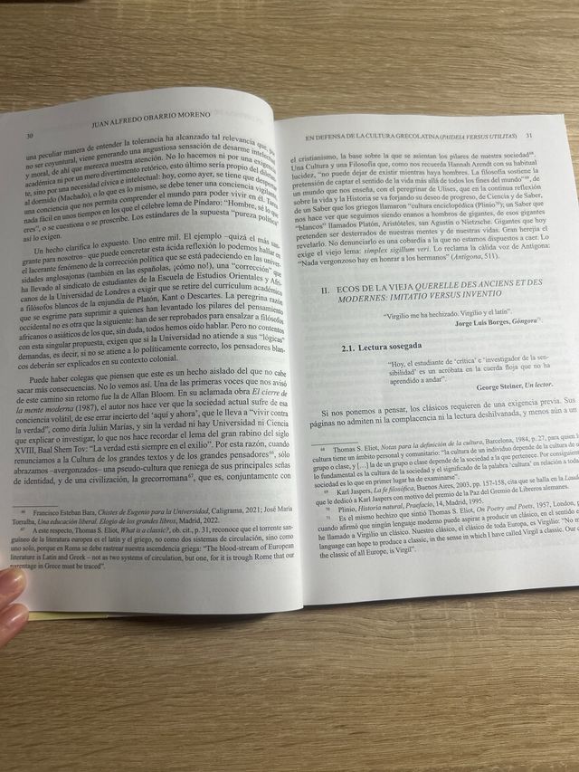 En defensa de la cultura grecolatina (paideia v...