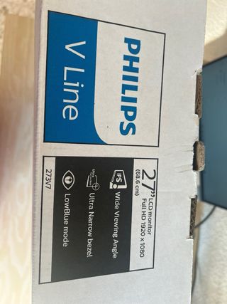 Monitor Philips 27” LCD Negro