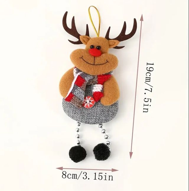 5 piezas decoración navideña