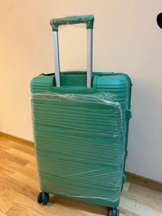 Maleta Taysan Rígida Verde 4 Ruedas