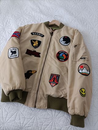 Cazadora Bomber Grimey Reversible Talla L