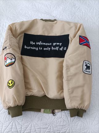 Cazadora Bomber Grimey Reversible Talla L