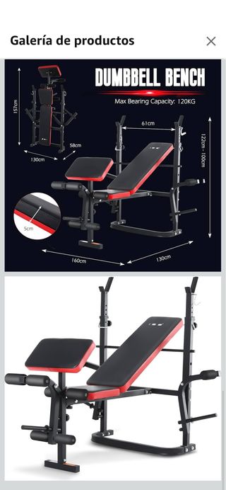Banco de pesas DUMBBELL BENCH