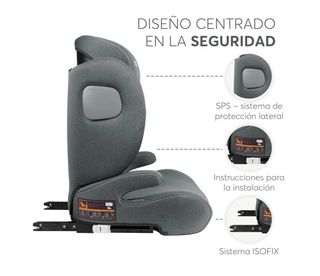 Silla Coche KikkaBoo i-TRACK Grupo 2-3 ISOFIX