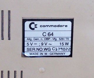 VINTAGE PERSONALCOMPUTER COMODORE C64