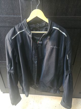 Chaqueta Moto Negra Talla 4XL