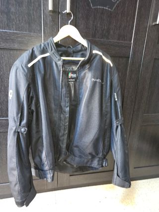 Chaqueta Moto Negra Talla 4XL