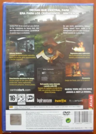 Alone in The Dark 5, PlayStation PS2 PStwo PAL-ESP