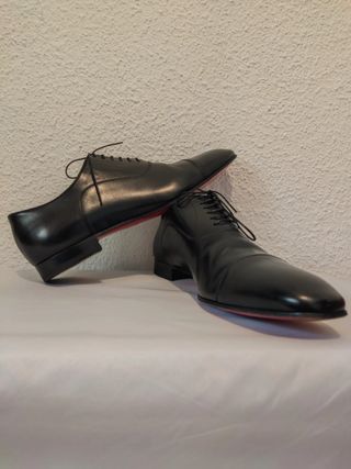 Christian Louboutin Greggo Zapatos Oxford Piel Neg