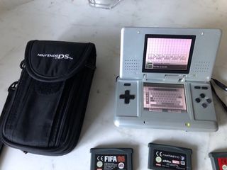 Nintendo DS Fat Plata + 8 Juegos
