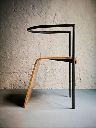 Sedia postmoderna italiana - Vintage anni '80