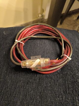 Cable 10mm y portafusibles+ fusible 30A coche