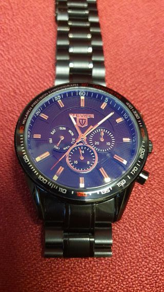 Reloj Automático Tevise Negro