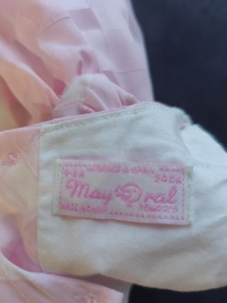 Vestido y braguita Mayoral niña rosa 4 -6 meses
