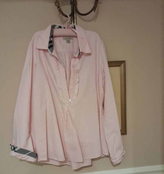Camisa Burberry Niña Rosa