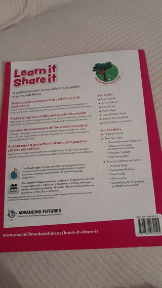 Learn it Share it 5 Pupil's Book: libro de texto.