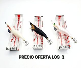 SEÑUELOS PESCA, EGING, JIBIONERAS, PAJARITOS, EGI
