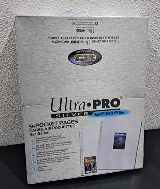 Paquete 100 Hojas Protectoras Ultra Pro Silver Ser