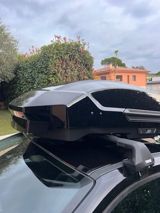 Cofre Thule Motion3M + Barras Thule WingBar Edge