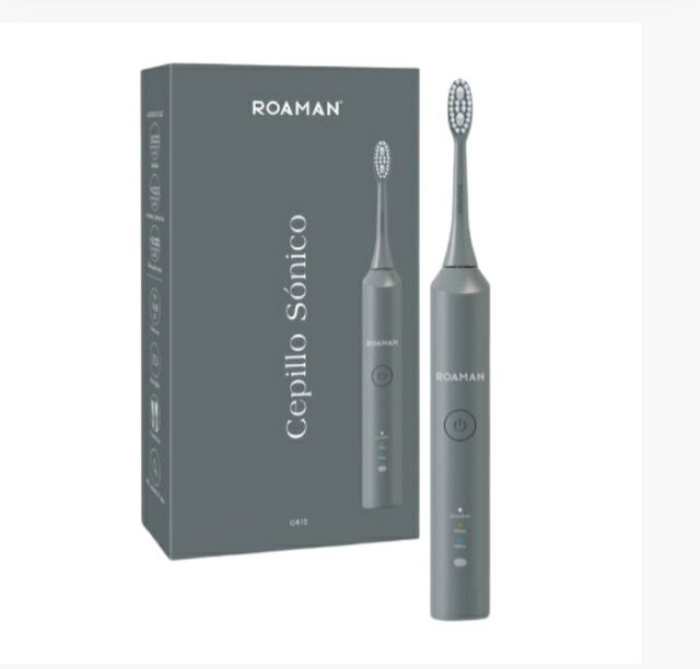 Cepillo Dental Sónico Roaman Gris