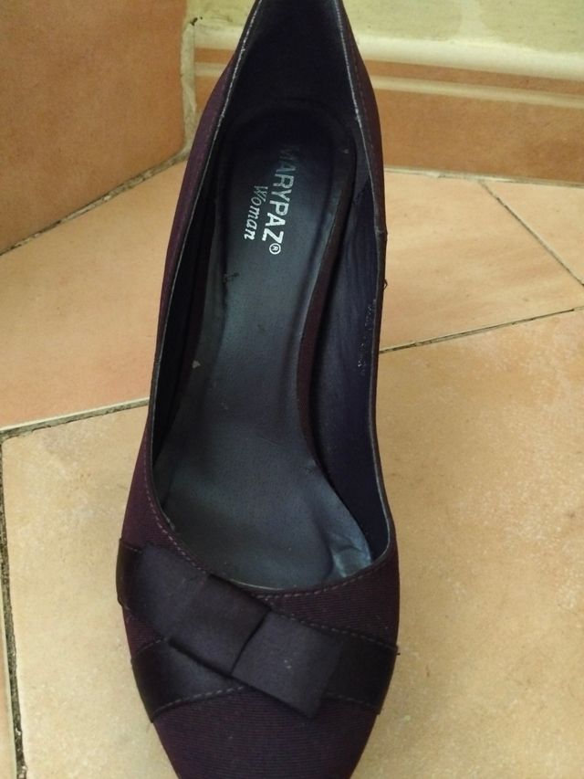 Zapatos de salón morados talla 40
