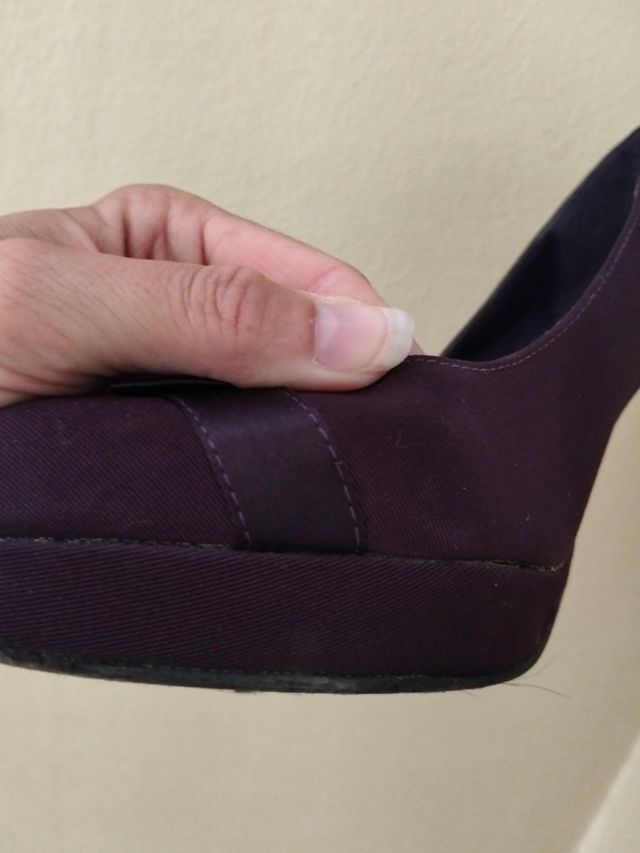 Zapatos de salón morados talla 40