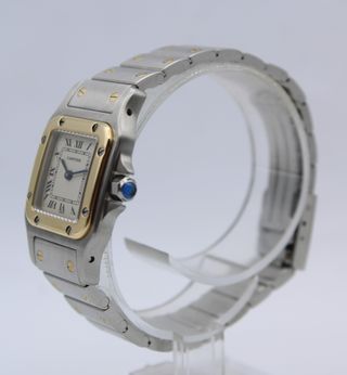 Cartier Santos Galbée Mujer Oro/Plata