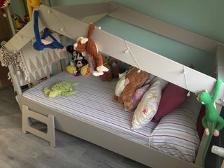 Cama infantil 90cm tipo casita