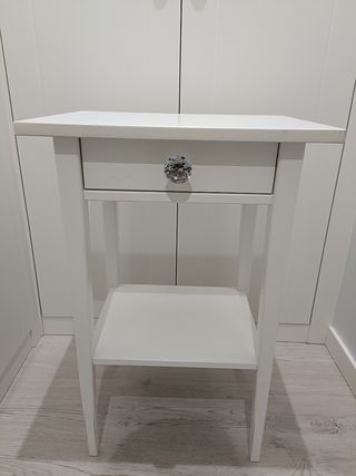 Mesita de noche blanca IKEA Hemnes