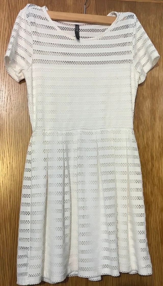 Vestido blanco Stradivarius talla S