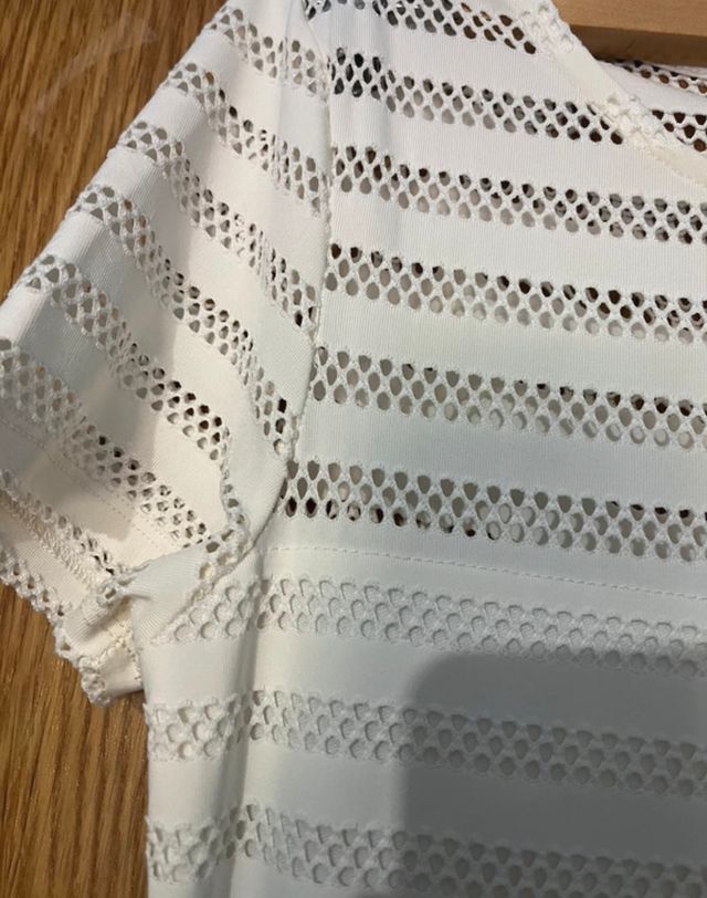 Vestido blanco Stradivarius talla S