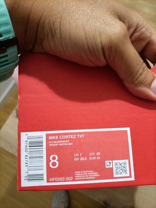 T41 Nike Cortez TXT Gris 