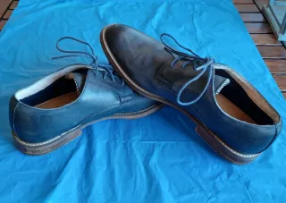 Zapatos de vestir Aldo azules.
