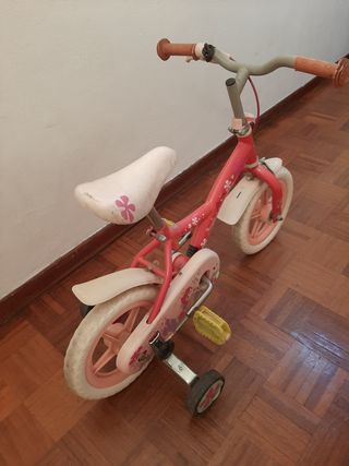 Bicicleta infantil rosa 3-5 años