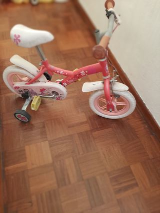 Bicicleta infantil rosa 3-5 años